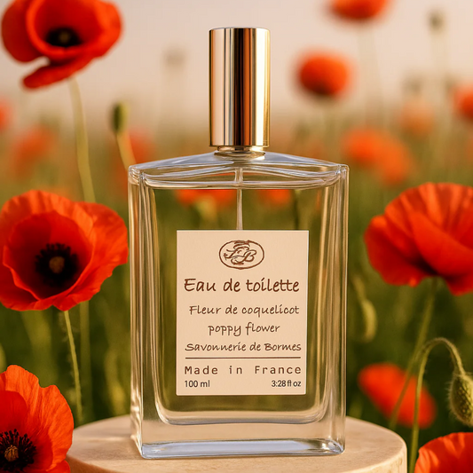 Eau de toilette - Fleur de Coquelicot - 100 ml - Savonnerie de Bormes