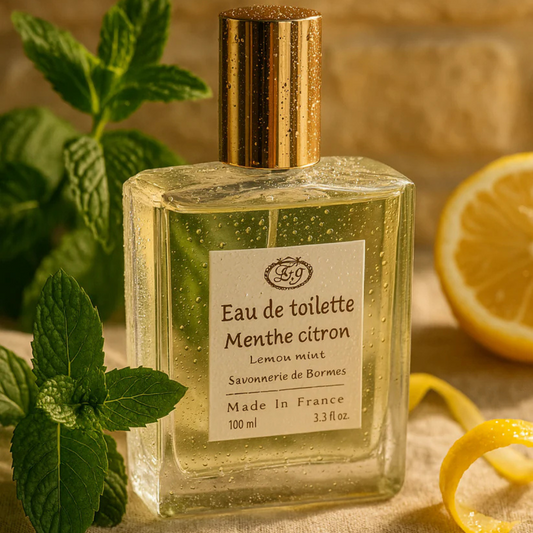 Eau de toilette - Menthe Citron - 100 ml - Savonnerie de Bormes